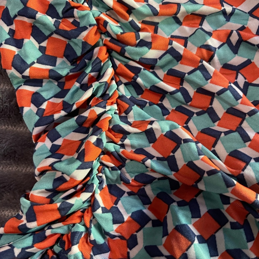 Leota Maternity Dress Geometric Print Large - Picture 9 of 9